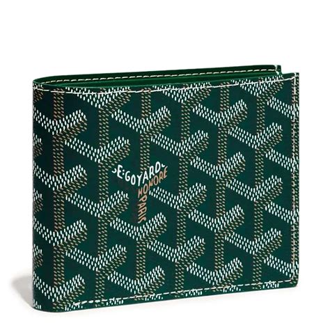 goyard green wallet|goyard saint florentin wallet price.